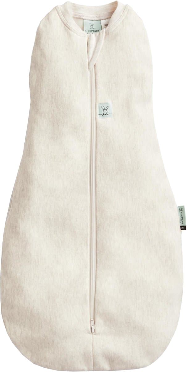 Ergopouch Cocoon inbaker slaapzak - 0,2 Tog - 2-in-1 Slaapzak, Combi slaapzak Baby + Inbakerslaapzak - Slaapzakken- Zomerslaapzak - Slaapzak 70 cm - Oatmeal Marle