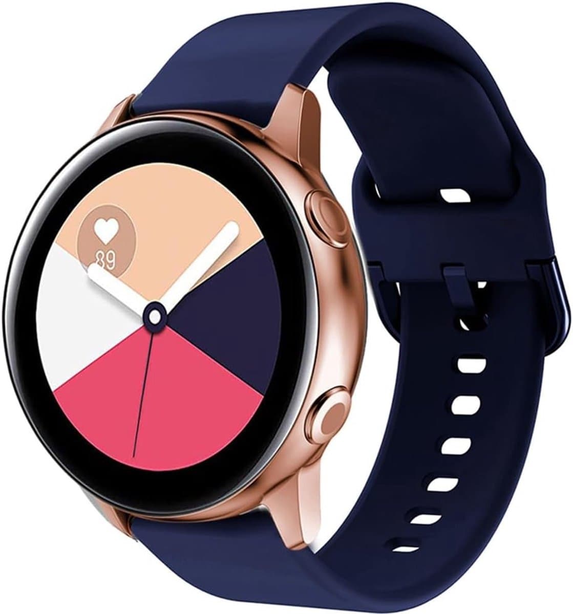 Sportieve Siliconen Horlogeband voor 18mm Smartwatches zoals Venu 2S, Vivomove 3S en Forerunner 255S, Comfortabele en Duurzame Vervangband voor Huawei Watch GT 5 Pro en GT 4
