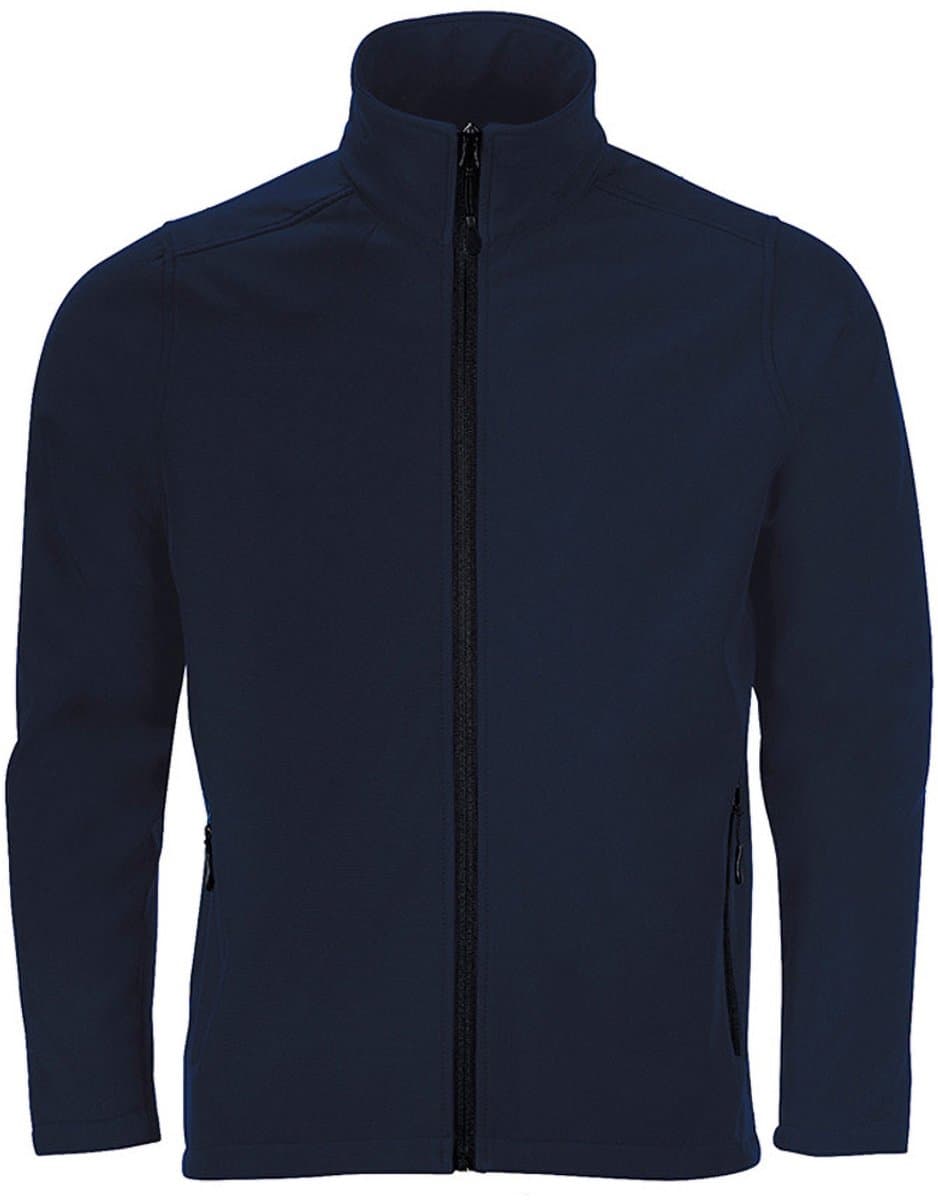 SOLS Heren Race Full Zip Water Repellent Softshell Jacket (Franse marine)