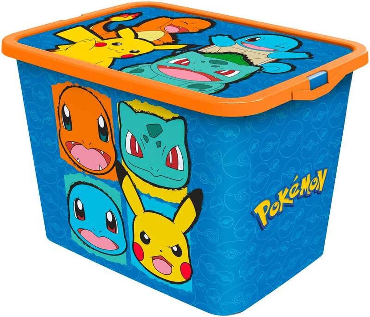 Pokémon Opbergbox Junior 23 Liter Blauw/oranje