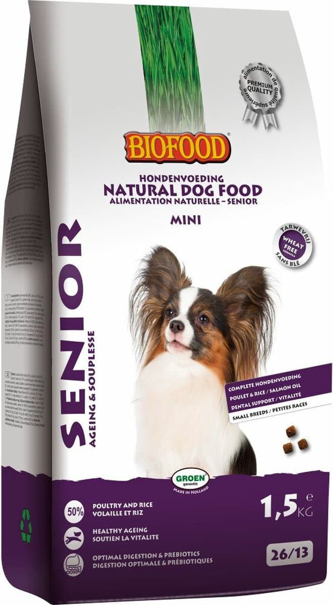 BF Petfood Small Breed Senior - 4 x 1,5 kg - Voordeelverpakking