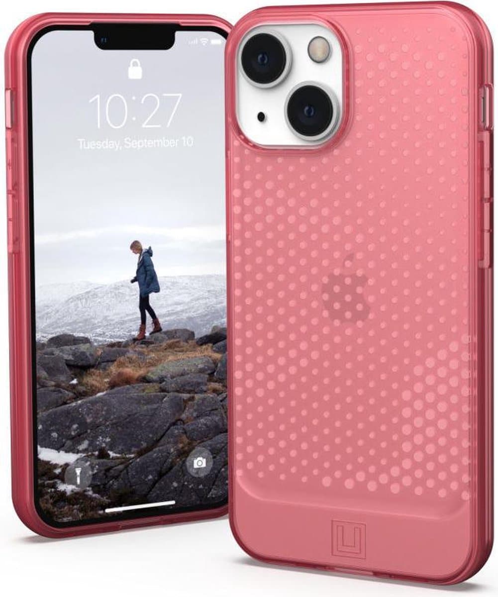 Urban Armor Gear [U] Lucent Series Hoesje Geschikt voor Apple iPhone 13 Mini Roze