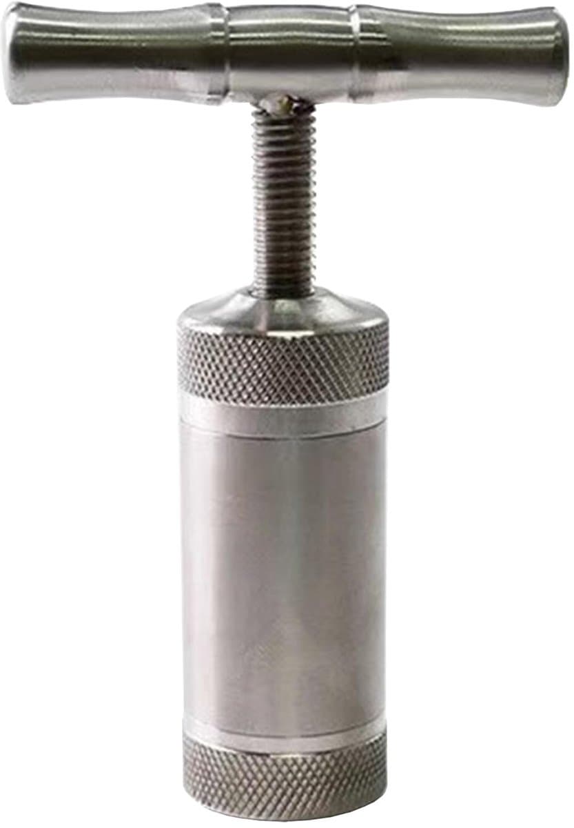 Dailygoods- Pollenpers T-greep - Duurzaam Gereedschap - Tablettenpers - Ergonomisch Design - Voor Kruiden/Specerijen - Eenvoudig te Reinigen - Kruidenpers