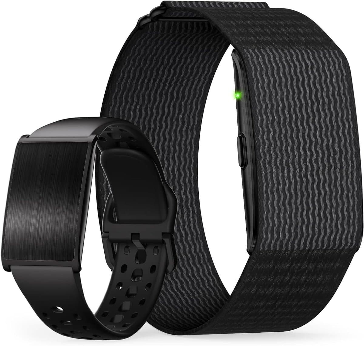 Fitness Tracker - Smartband Gezondheid - Activiteiten Slaap - Geen Scherm AI - 60 Dagen Batterij - Zwart