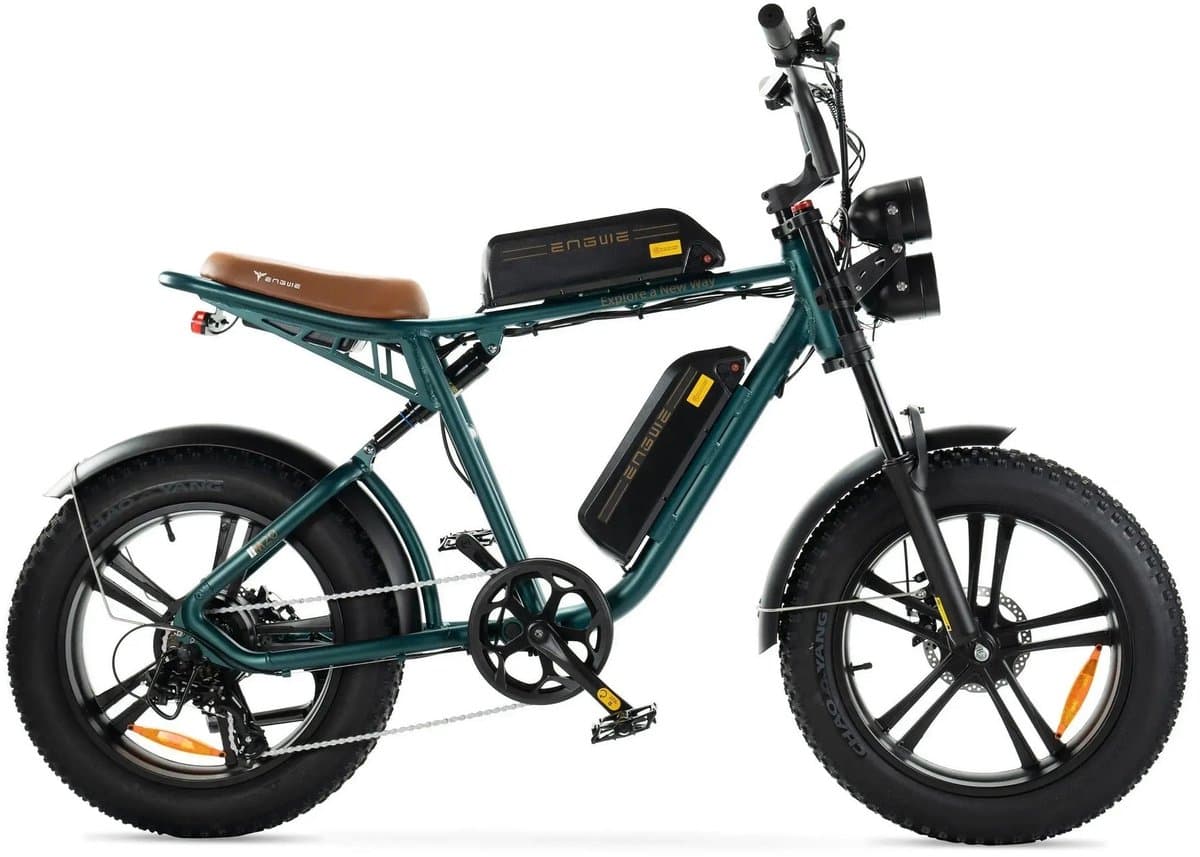 ENGWE M20 - Elektrische Fatbike - Groen - Tot 150 km Actieradius - Shimano 7 Versnellingen