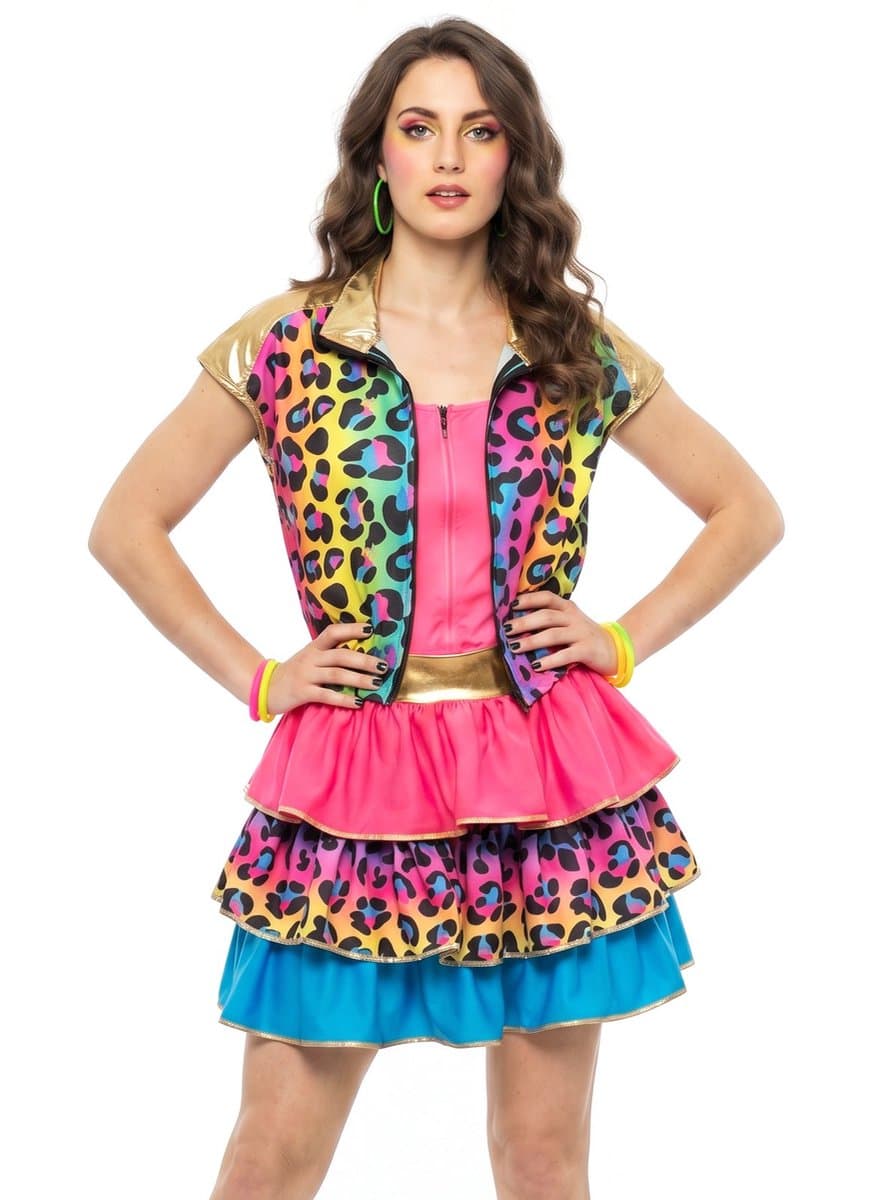 Vrolijke Regenboog Luipaardprint Patty Koot - Vrouw