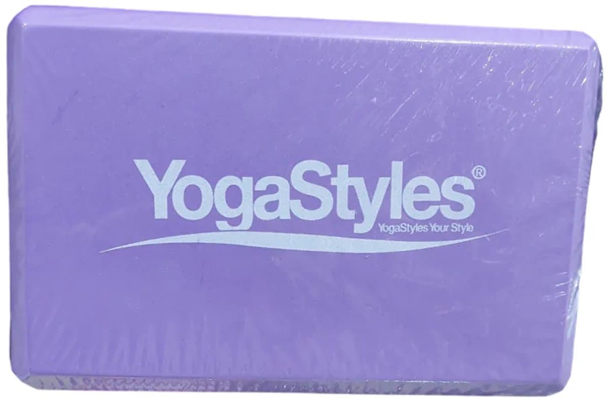 YogaStyles Yoga Blok Paars