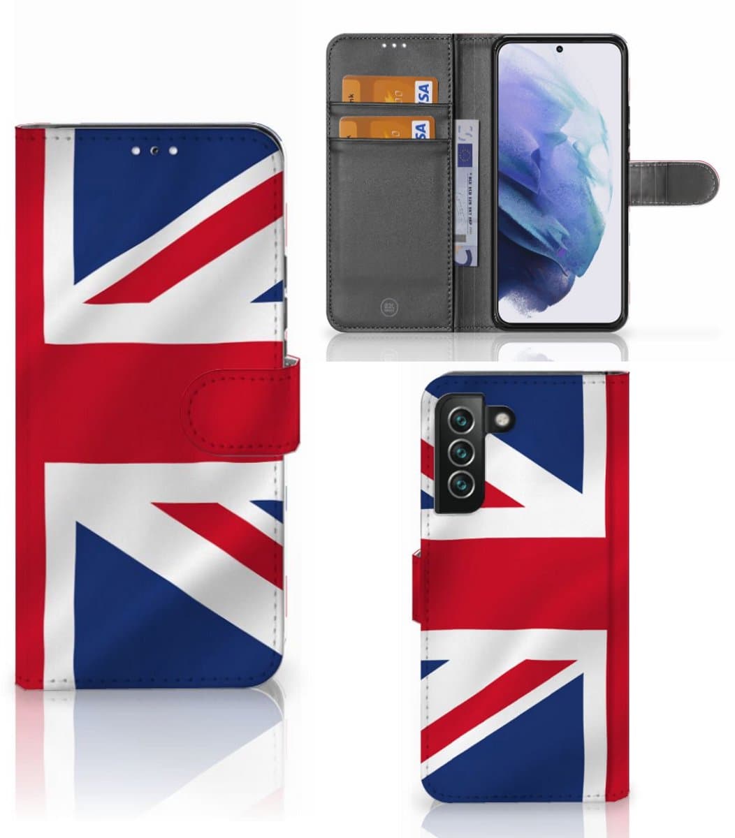 Boekhoesje voor Samsung Galaxy S22 Plus Bookstyle Case Groot-Brittannië