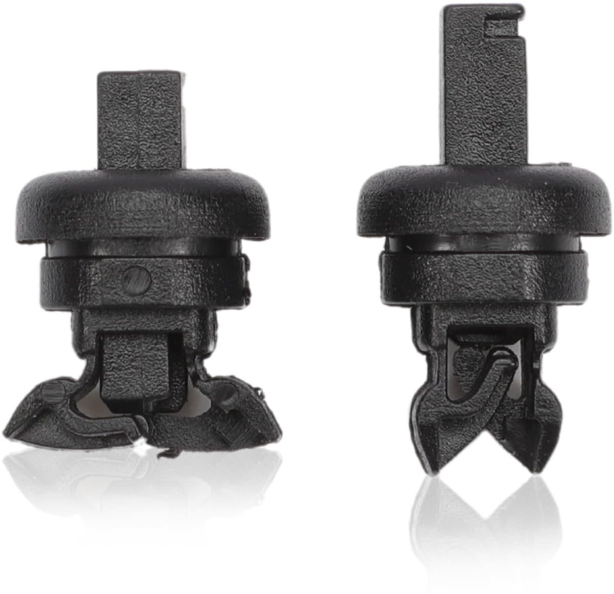 Allecto - Bevestigingsclips - 2 stuks - Plankclips voor achtertablet - Geschikt voor Renault en Nissan - Ideaal voor autobevestiging