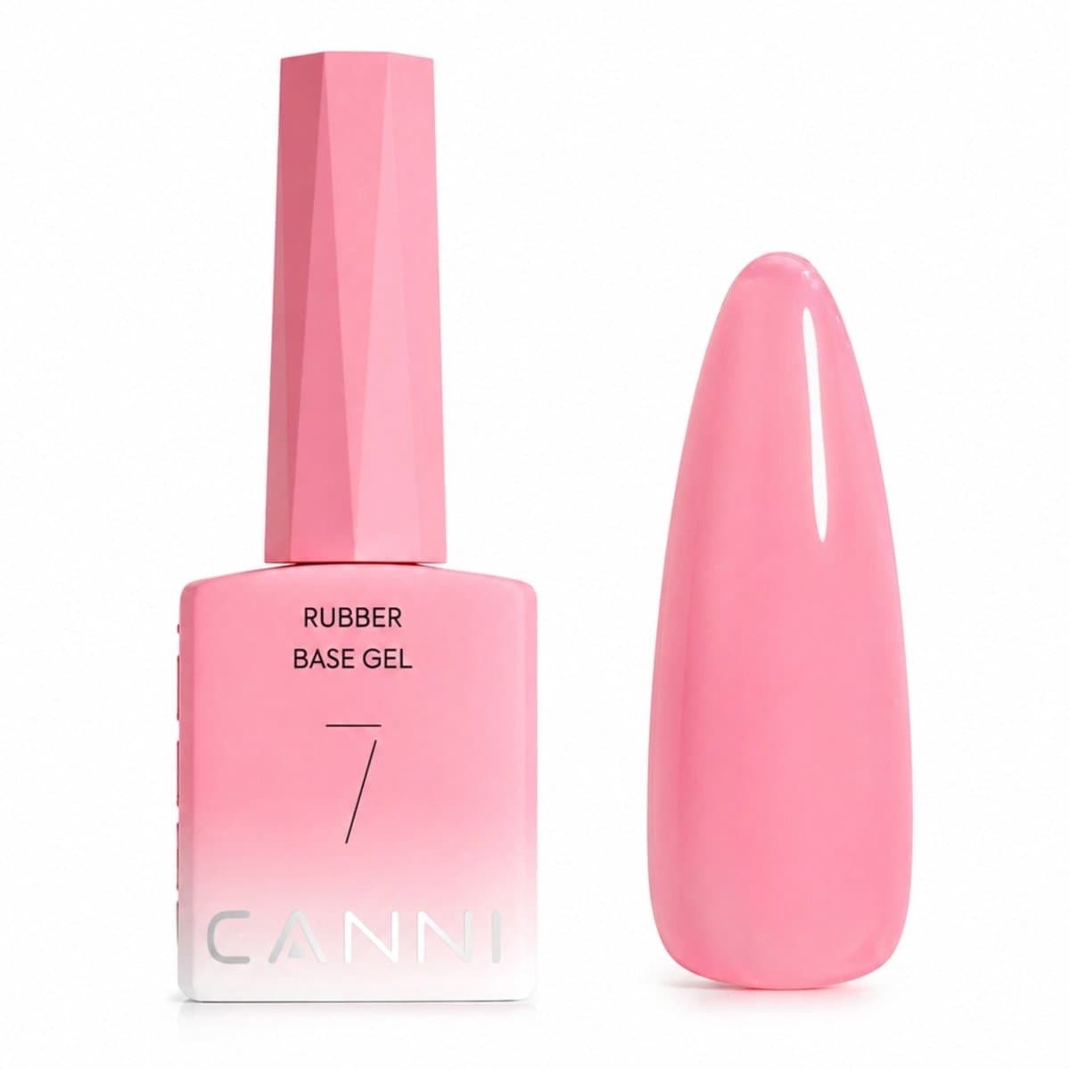 Canni - Rubberbase - 10 ml - HEMA-vrij - TPO-vrij - Rubber base - Rubber base coat - Rubber base gellak - Rubber base gel - Rubberbase gellak - Rubberbase clear