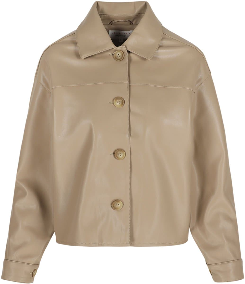 LolaLiza Blouse V Mau 1f 09101160 1940 Beige Sand Dames Maat - L