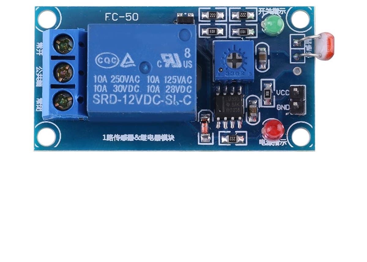 Dailygoody - Light Sensor Module - 12V - Automatische schakeling - Compact - Controller - Ideaal voor verlichting - Perfect voor thuisgebruik