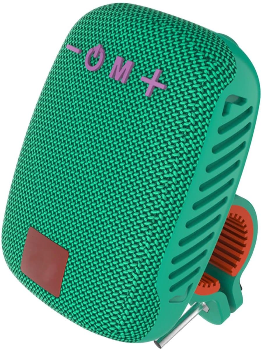 Solidchoice - Dailygoody - Fiets luidspreker - Waterdicht - USB Oplaadbaar - Pauw blauw - FM-radio - Draagbare Stuurluidspreker - Voor Fietsen - Denash