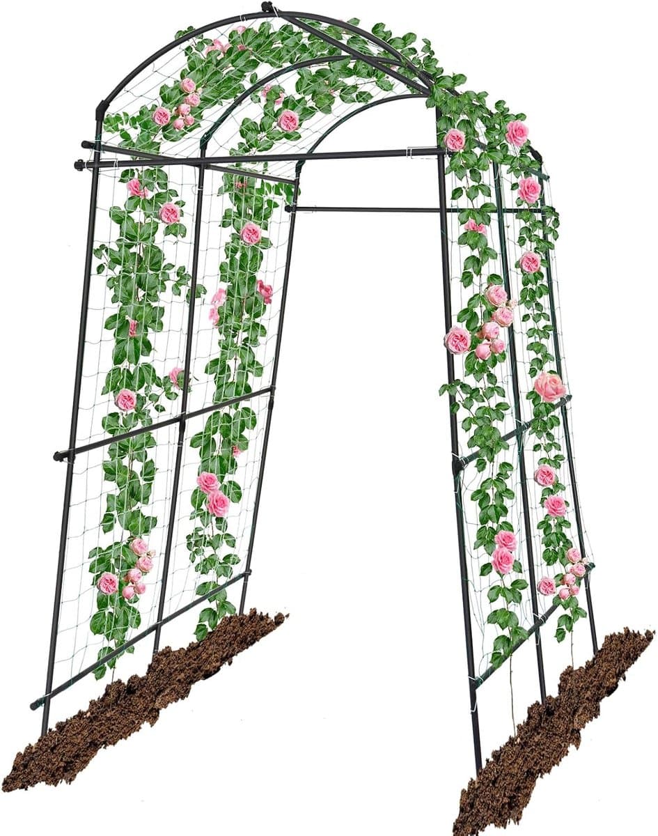 Hoge Tuinboog voor Klimplanten en Groenten - Stevige Metaalconstructie