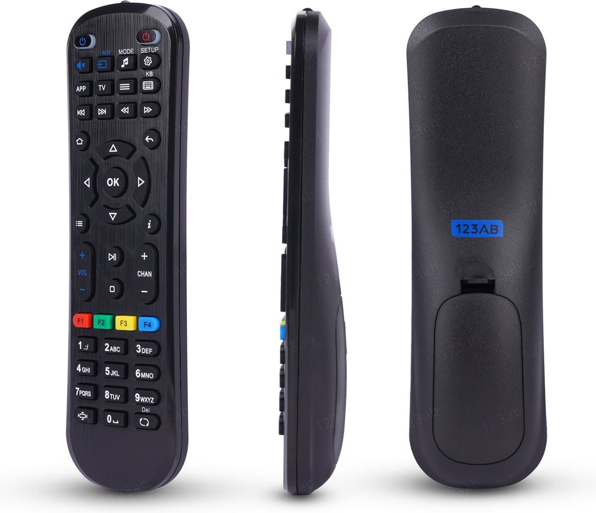 123ab Universele Afstandsbediening RM-M1A - MAG Mediaboxen 250/254/256/322 - MAG Afstandsbediening