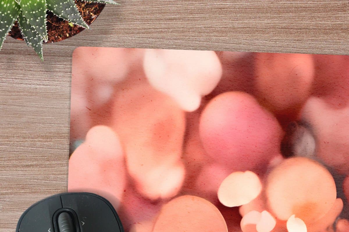Muismat XXL 120x60 cm - Bureau onderlegger - Bureau mat Abstract - Glitter - Roze - Luxe - Bureaumat - Gaming mousepad xl - Bureaulegger groot - Computer deskmat