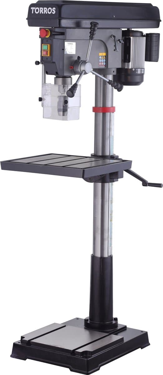 Professionele kolomboormachine boren tot ø 32 mm opname MK4 1,5 kW 230V 12 snelheden 120 kg Torros DF34M