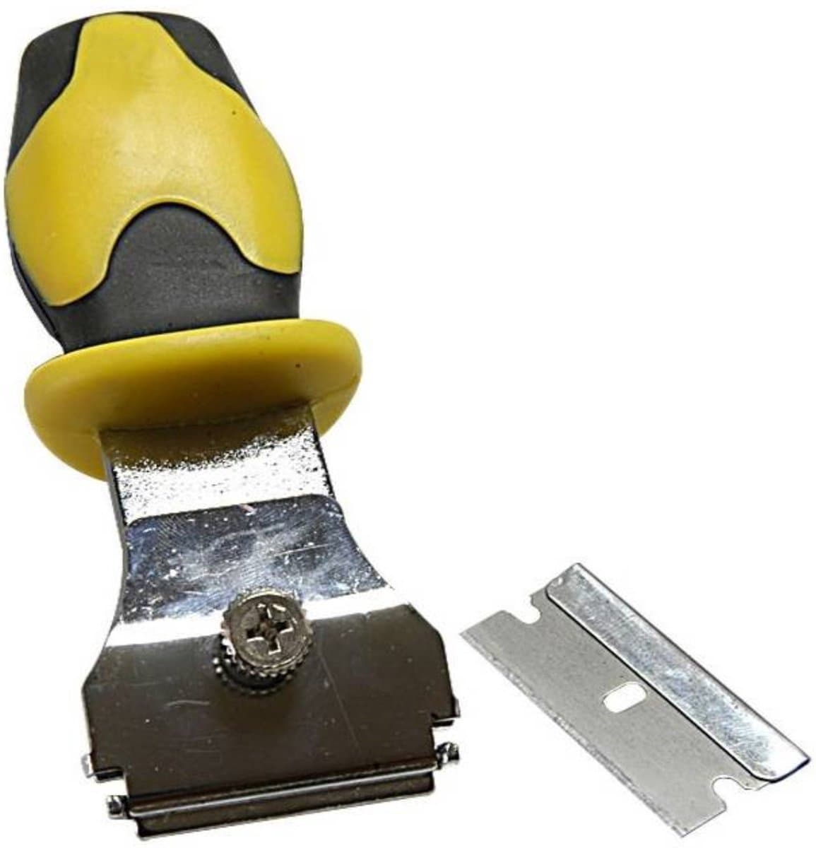 Benson Glasschraper met omkeerbaar mes - 120 mm - rubberen grip - eenvoudig te vervangen mes