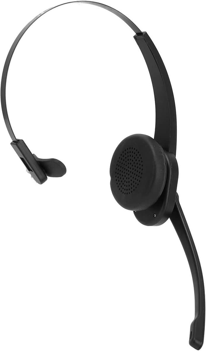 Bluetooth Headset Met Microfoon Voor Thuiswerken en Kantoor - Comfortabele Enkelzijdige Headphone