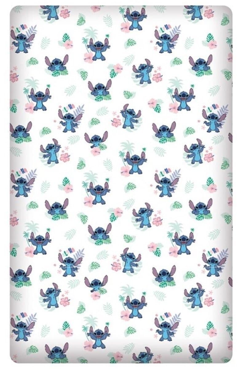 Disney Lilo & Stitch hoeslaken - 90 x 200 cm - Katoen