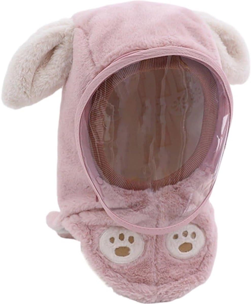 Winter Hoofddeksel - Warme Balaclava - Buiten Activiteiten - Winddicht Fleece - 52-54 cm - Zwart