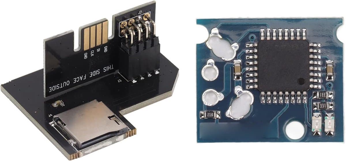 Geheugenkaart Adapter - Opslagkaartlezer - Spelcomputer Uitbreiding - Ondersteunt tot 512GB - 11.7 x 8.8 x 1.9 cm - PAL EU