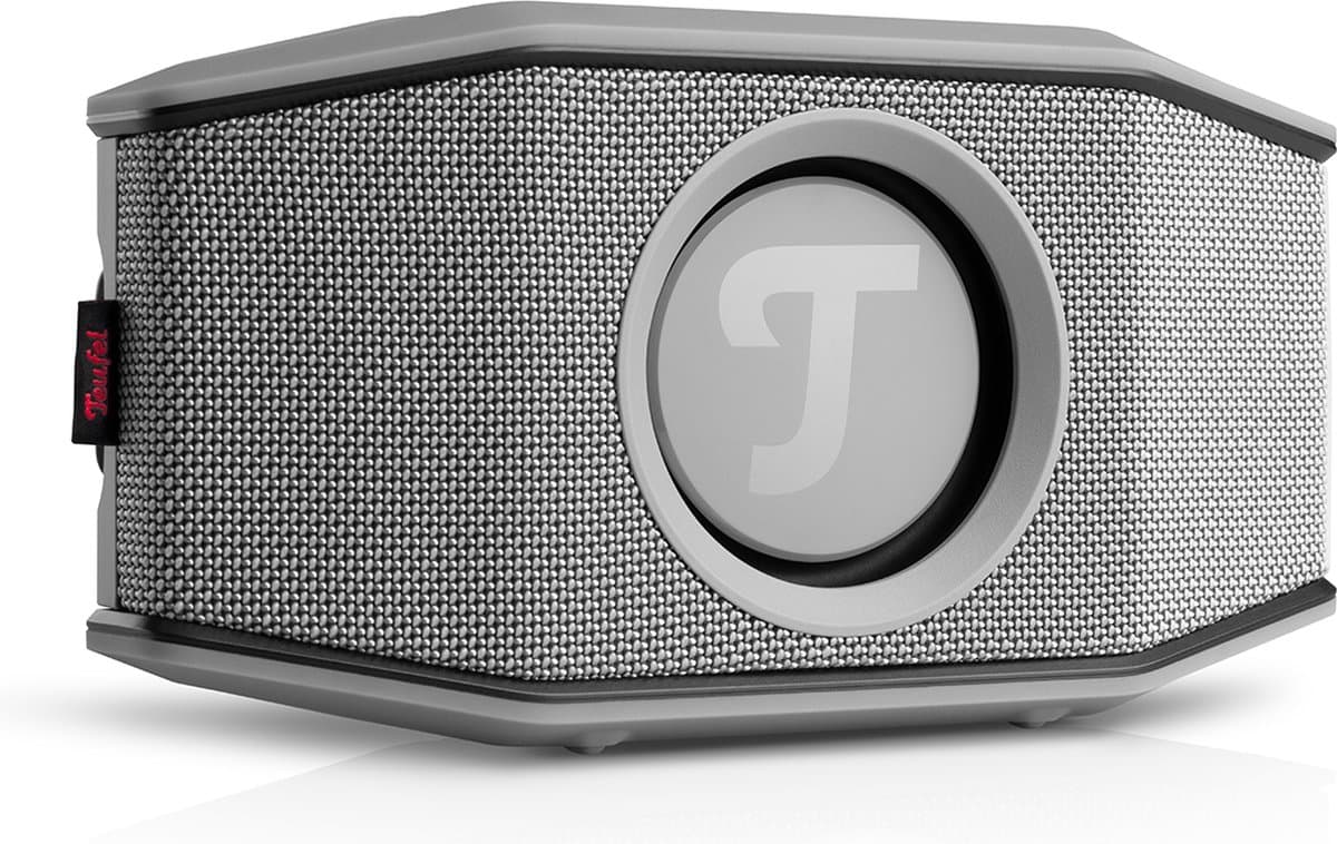 Teufel ROCKSTER GO 2 - Portable bluetooth stereospeaker - Waterdicht IPX67 - grijs & zwart