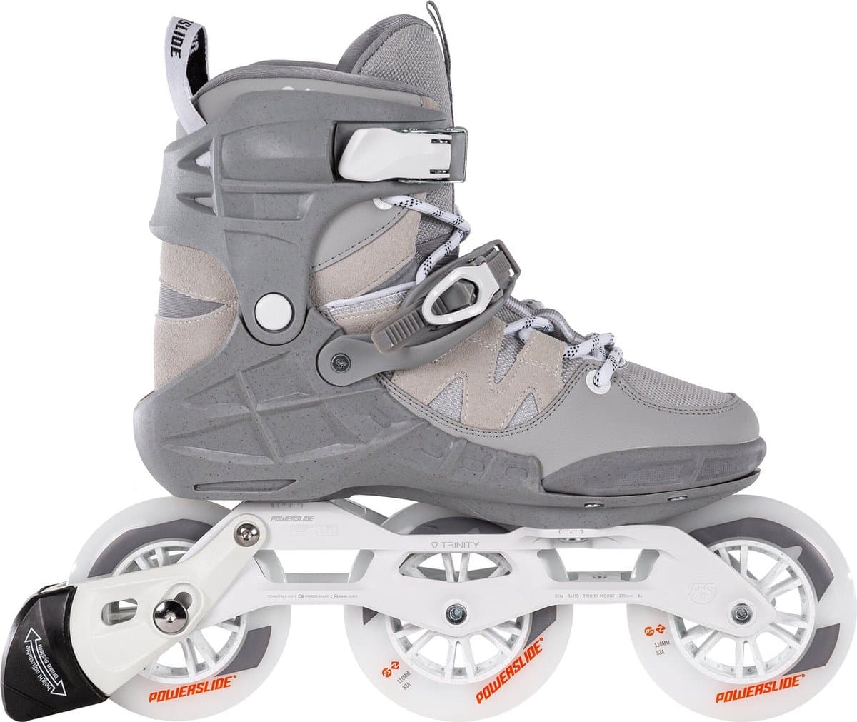 Powerslide Inline Skates Phuzion Argon 110 Softboot 83a Grijs Mt 43