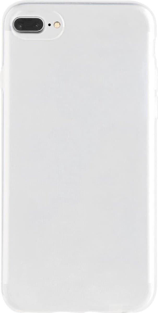 Xqisit Flex Case transparant flexibel hoesje iPhone 6 Plus 6s Plus 7 Plus 8 Plus - Doorzichtig