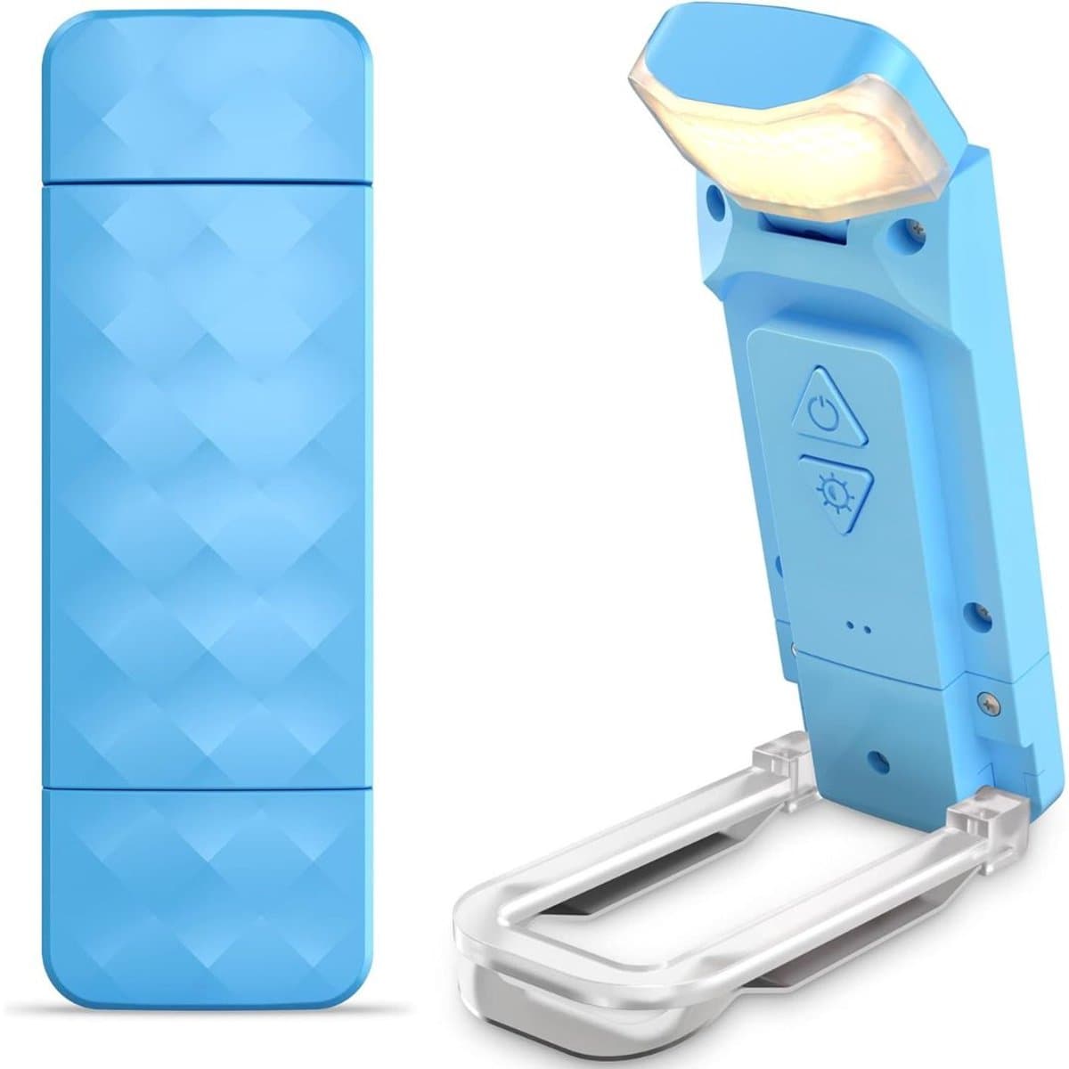 White-Label® Bedlampjes Hoofdbord - Leeslampjes met Meerdere Standen - Bedlamp Slaapkamer Volwassenen - Blauw