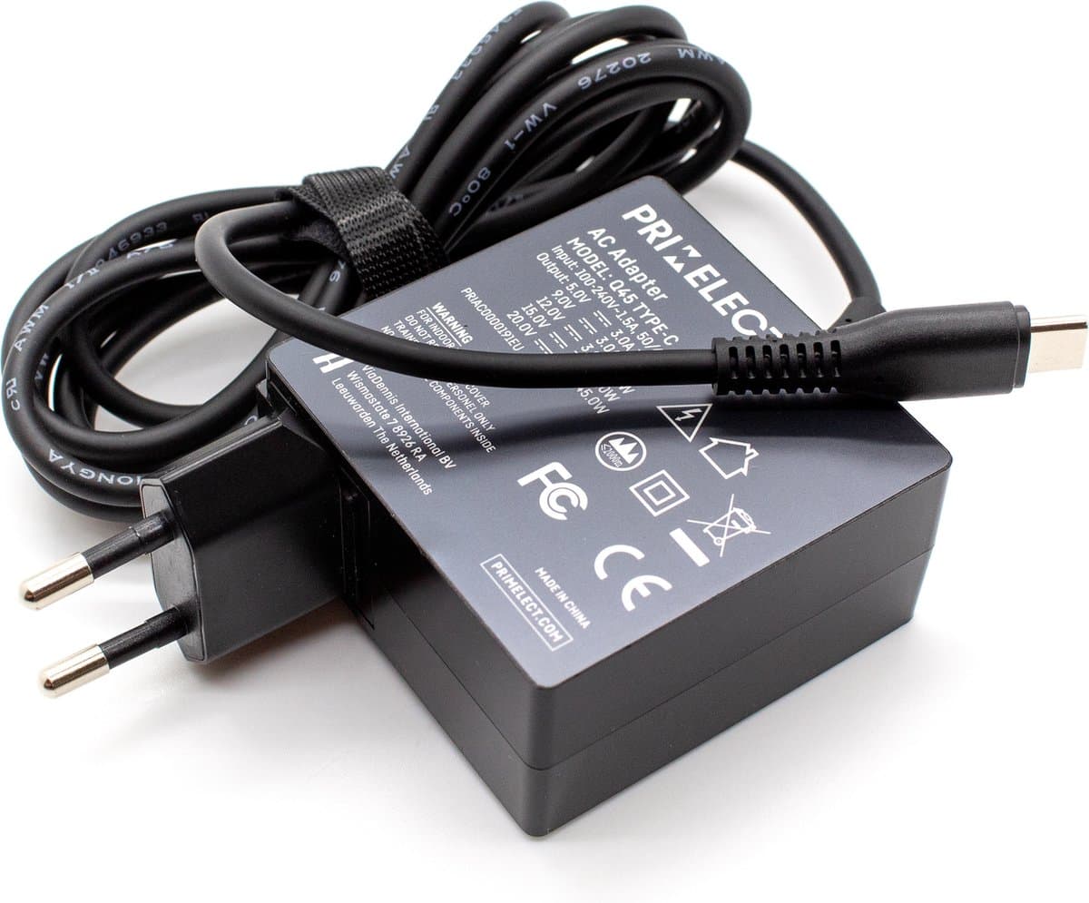 Laptop oplader 45W geschikt voor Dell XPS 13 9370 (CMGGG)