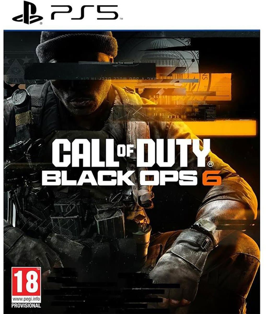 Playstation Games Ps5 Call Of Duty Black Ops 6 Transparant PAL