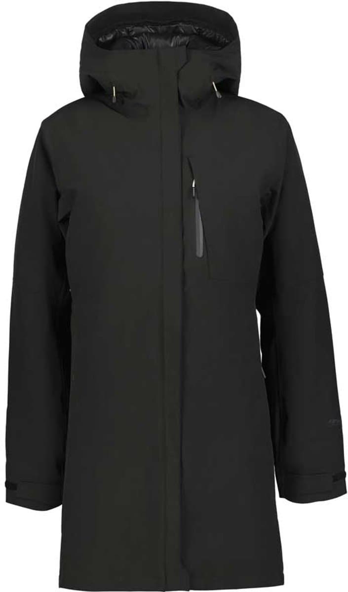 Icepeak Bagheria I Parka Zwart 42 Vrouw