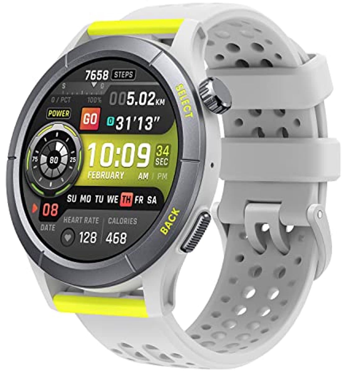 47mm Smartwatch met Dual-Band GPS, Routennavigatie, Offline Kaarten en Hartslagmeter - 14 Dagen Batterijduur