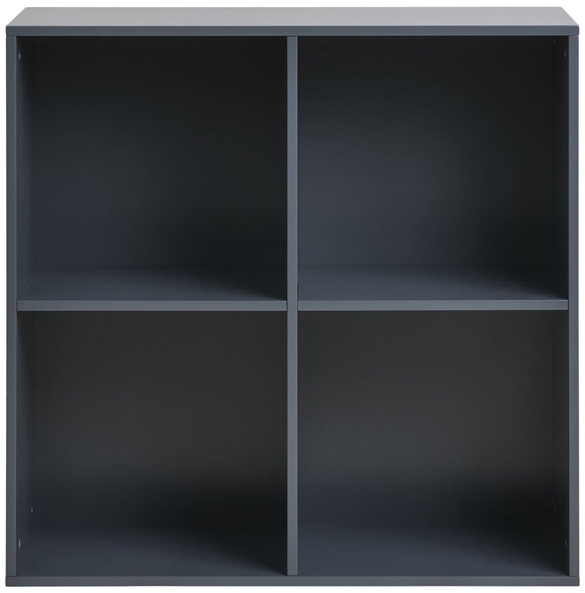 Wandplank - geschilderd hout - donkergrijze display - ruimtebesparing - 69 cm x 30 cm x 69 cm