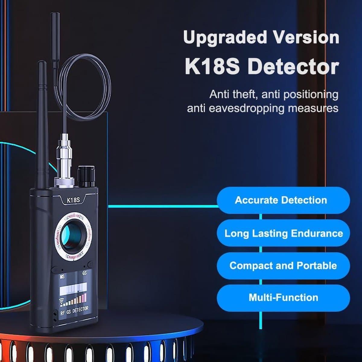 Verborgen Camera Detector Infrarood Camera Sweeper Spy Detector voor GPS trackers- luisterapparaten Spy Camera