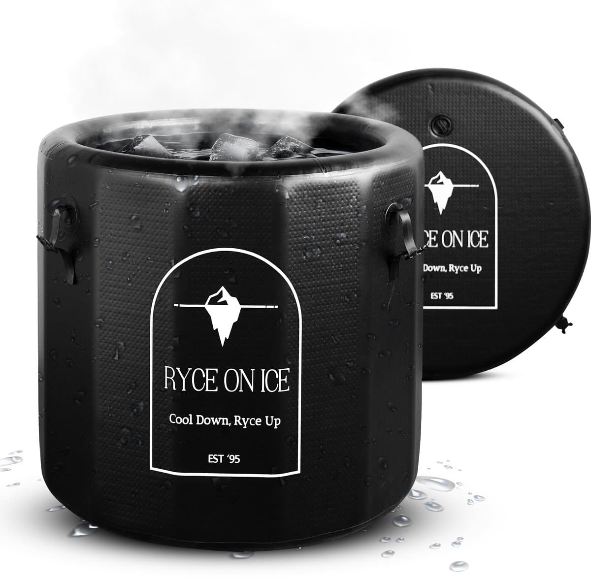 Ryce® IJsbad - 570L - Volwassenen - Zitbad - Ice bath - Opblaasbaar