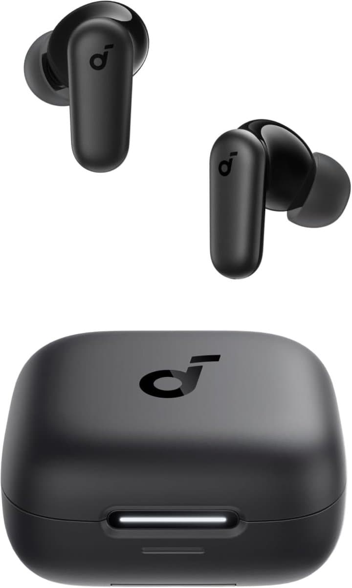 Anker Soundcore P30i Draadloze Oordopjes ANC Bluetooth 5.4 Oortjes Zwart