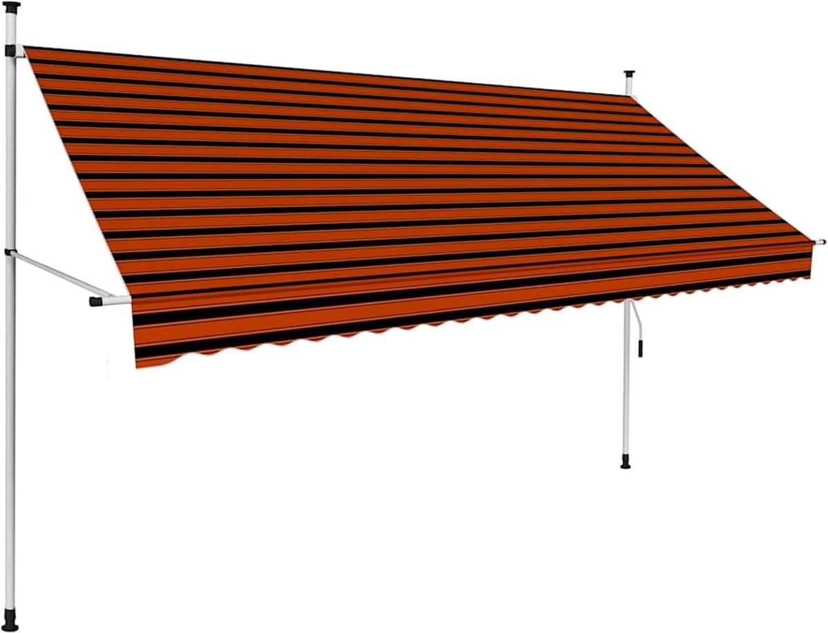 Intrekbare luifel, handbediend, zonnescherm, breedte 200/300/400 cm, waterafstotend, vuilafstotend