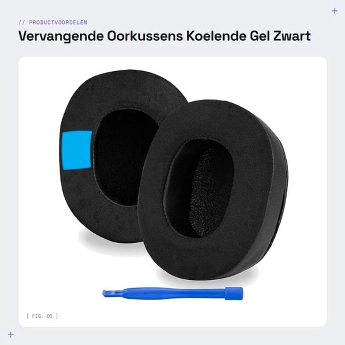 Vervangende Oorkussens - Koelende Gel - Zwart - Comfortabel - Geschikt voor SteelSeries Arctis 1/3/5/7/9X/PRO