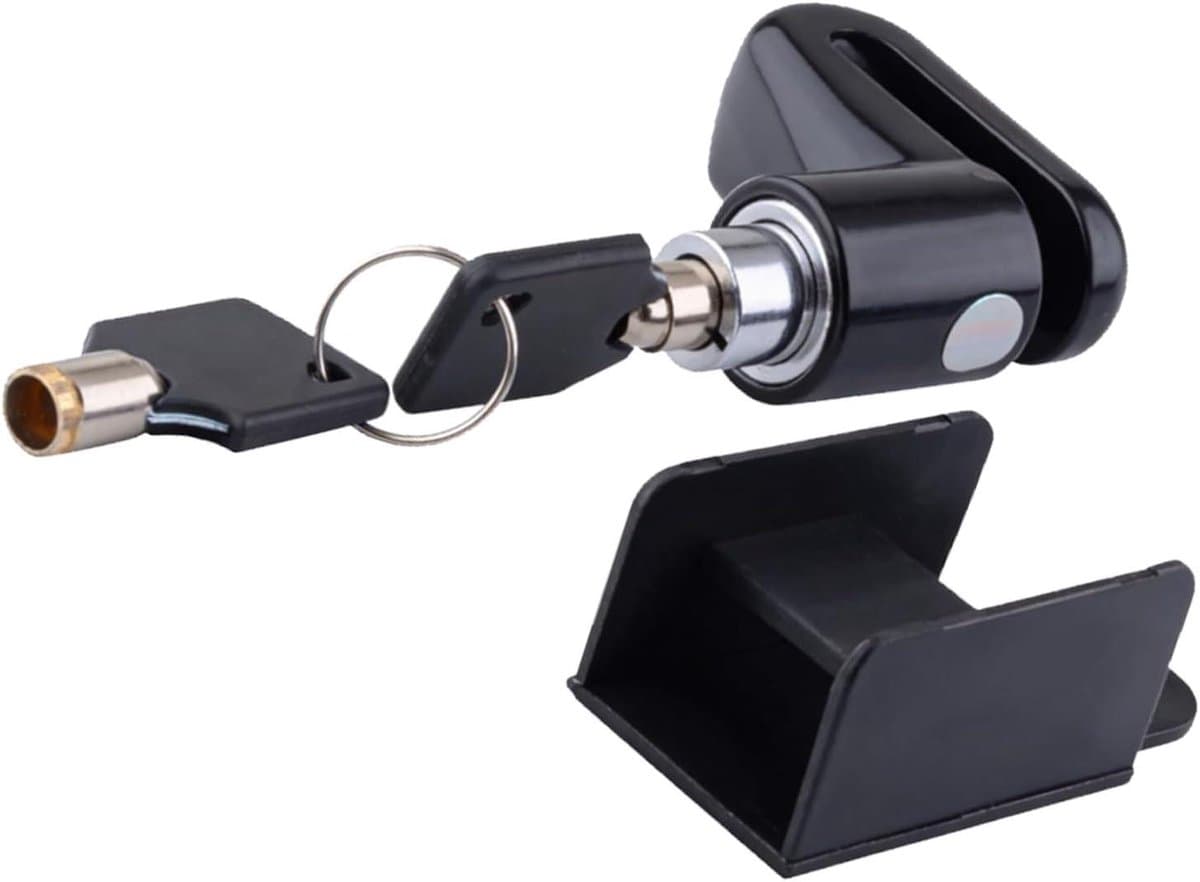 Fietsschijfremslot - Fiets Disc Lock - Fiets Beveiligen - Hoge Hardheid Legering - 145 x 95 x 3 cm - Zwart