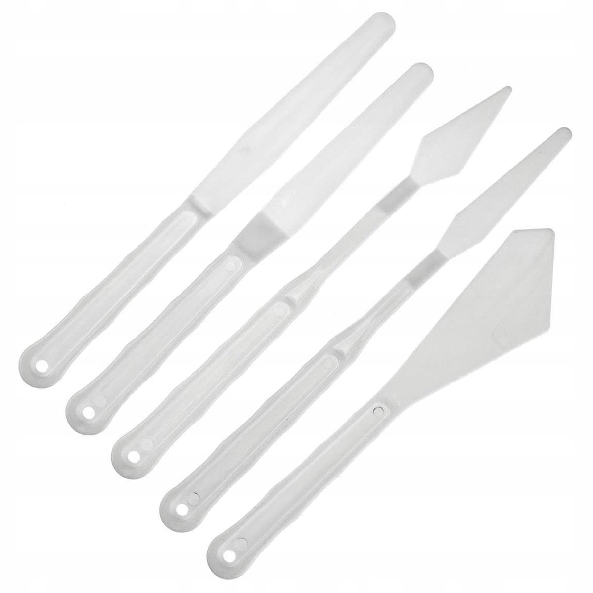 Kunststof Spatels Set - 5 Stuks voor Verf en Modelmassa