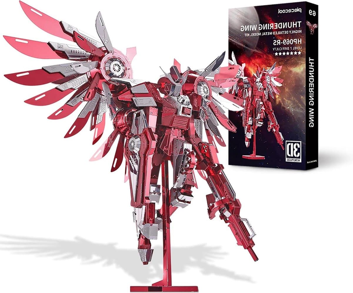 Metalen 3D Puzzel - Modelbouwset Volwassenen - Hobby en Ontspanning - Roestvrij Staal - 215 Delen - Zilver
