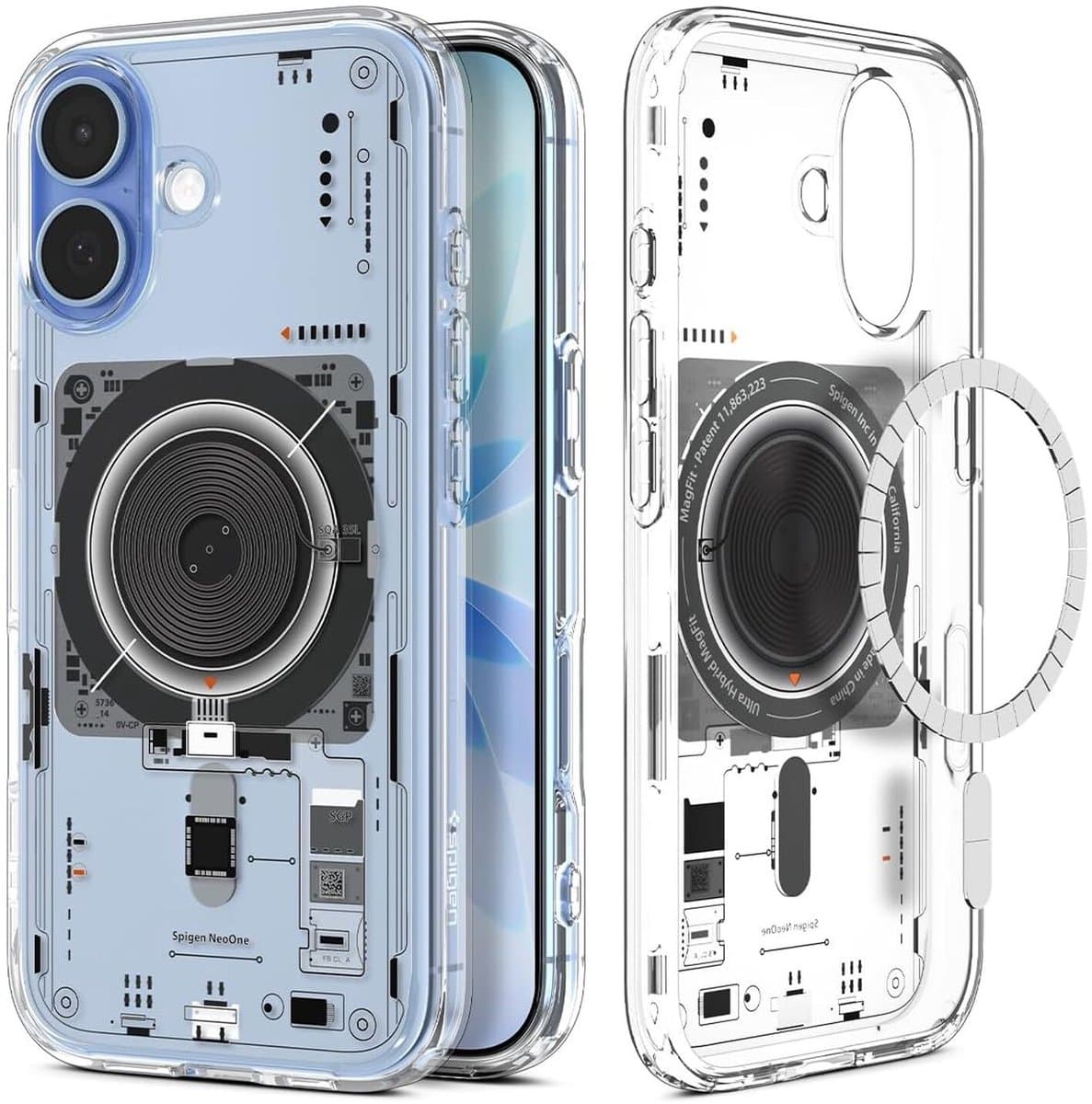 Spigen Ultra Hybrid MagSafe geschikt voor iPhone 17 hoesje - Neo One