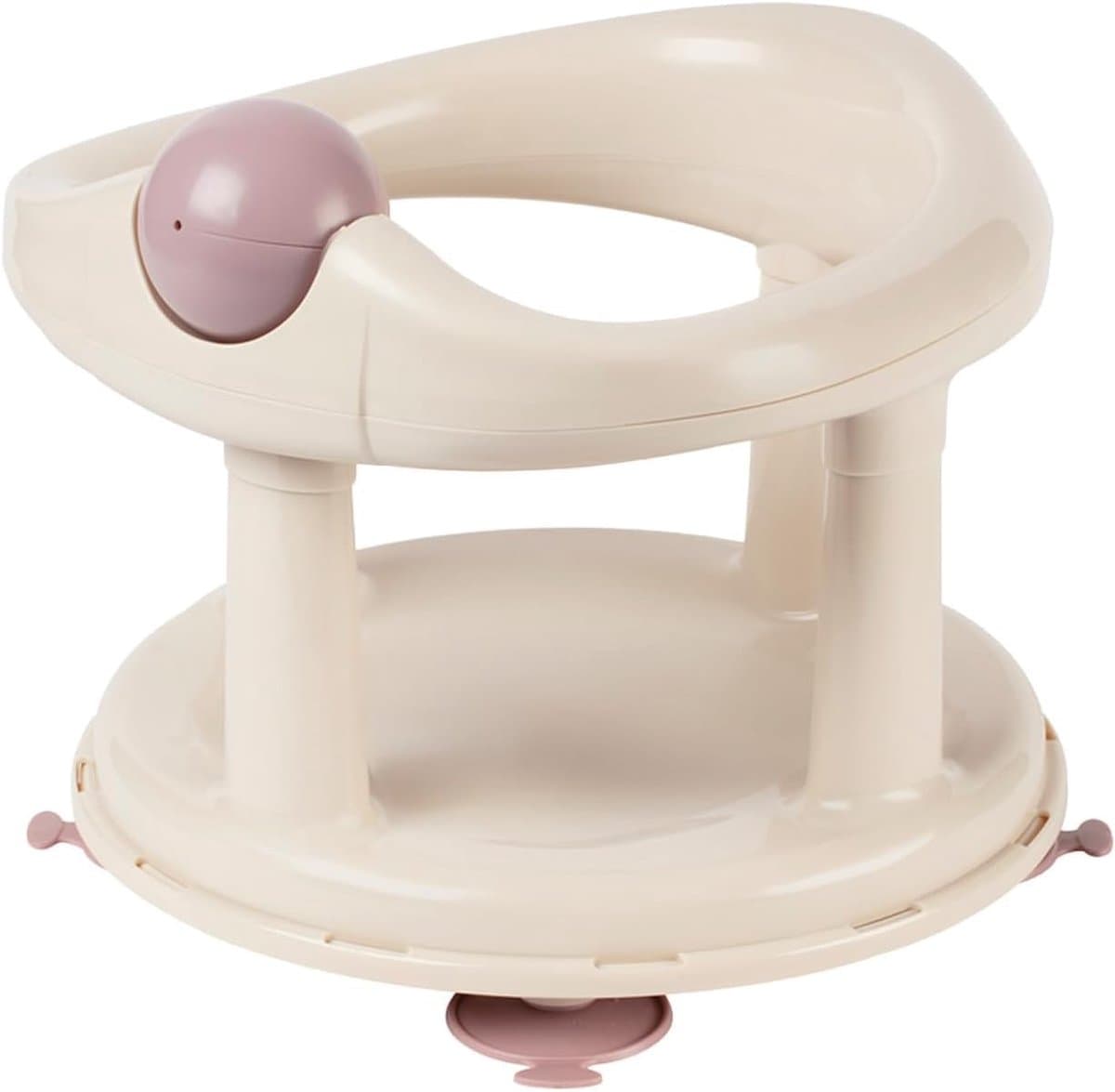 Badstoel Baby - Baby Zitje - Veilig Baden - 360 Graden Draaibaar - 0-12 Maanden - Beige