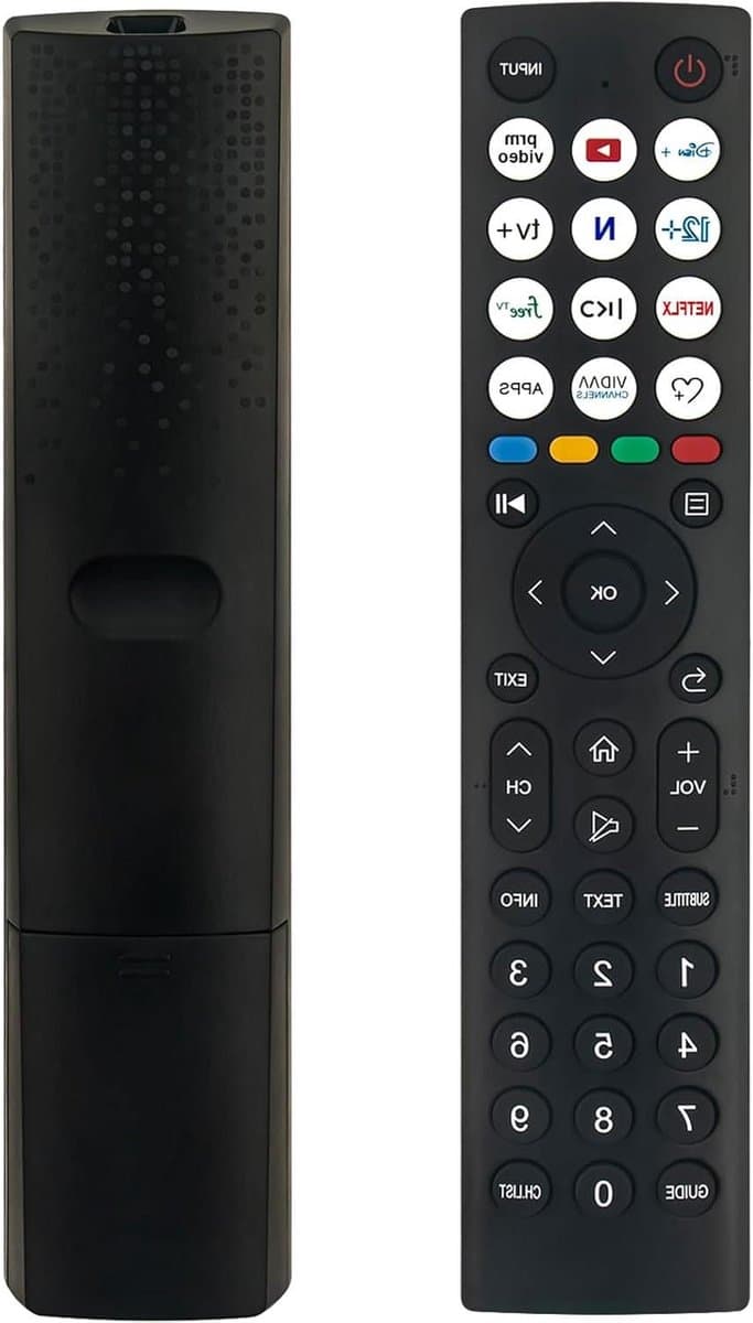 Afstandsbediening - Smart TV Bediening - TV Kijken - Spraakbesturing Functie - 10 Meter Bereik - Zwart