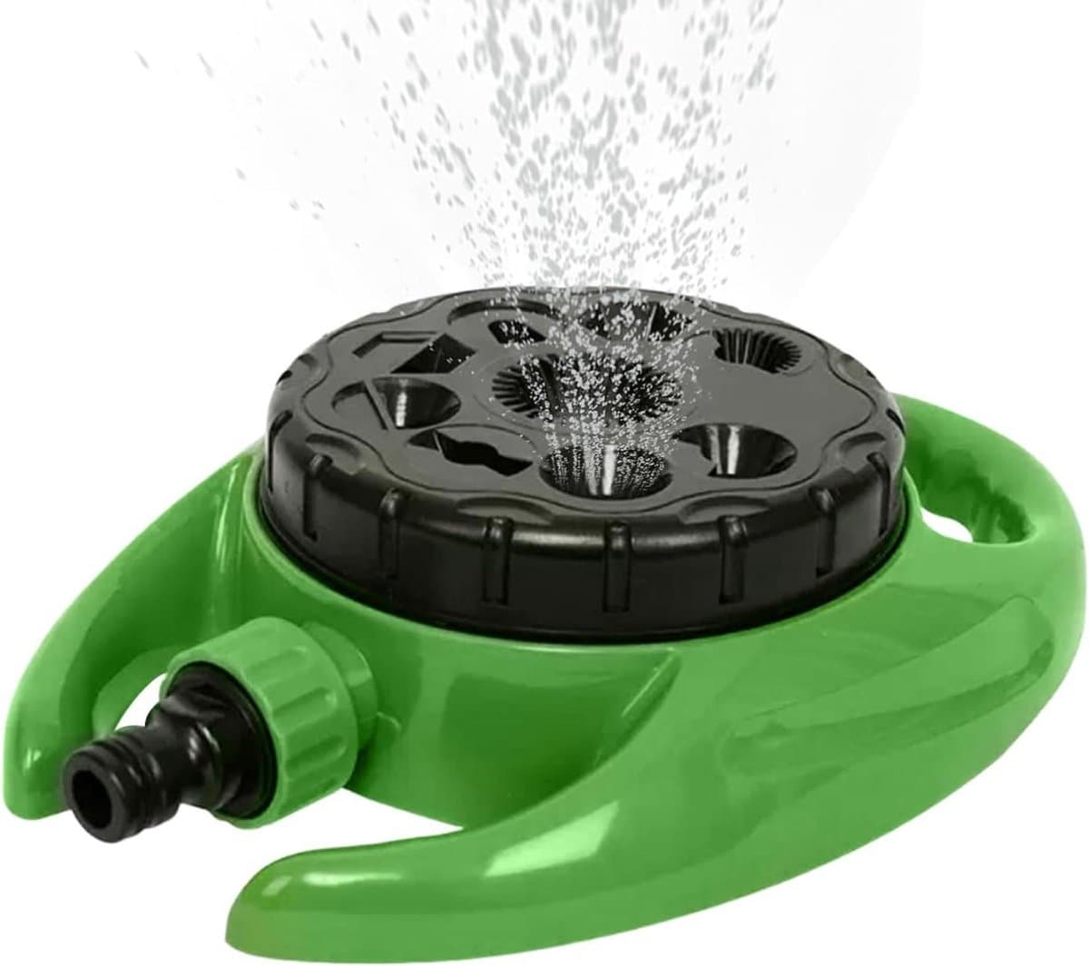 Gazon Sproeier - Tuinsproeier Roterend - Gazon Bewatering - 360 Graden Dekking - 22.8 cm - Grijs