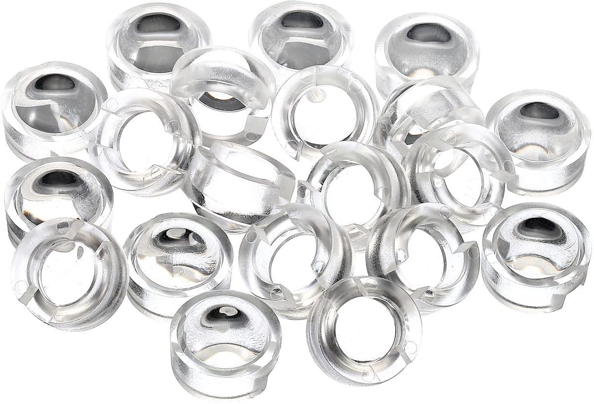 Dailygoody - Convexe Lens 13 mm - 90 Graden Stralingshoek - Transparant Acryl - Voor Infrarood Camera's - Hoogwaardige Optische Lenzen