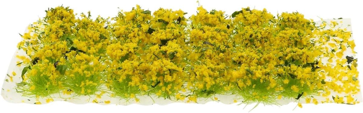 Natuurlijke Gras Gaming Basis met Bloemen voor Modelbouw, Tabletop Terrain en Landschapsontwerp