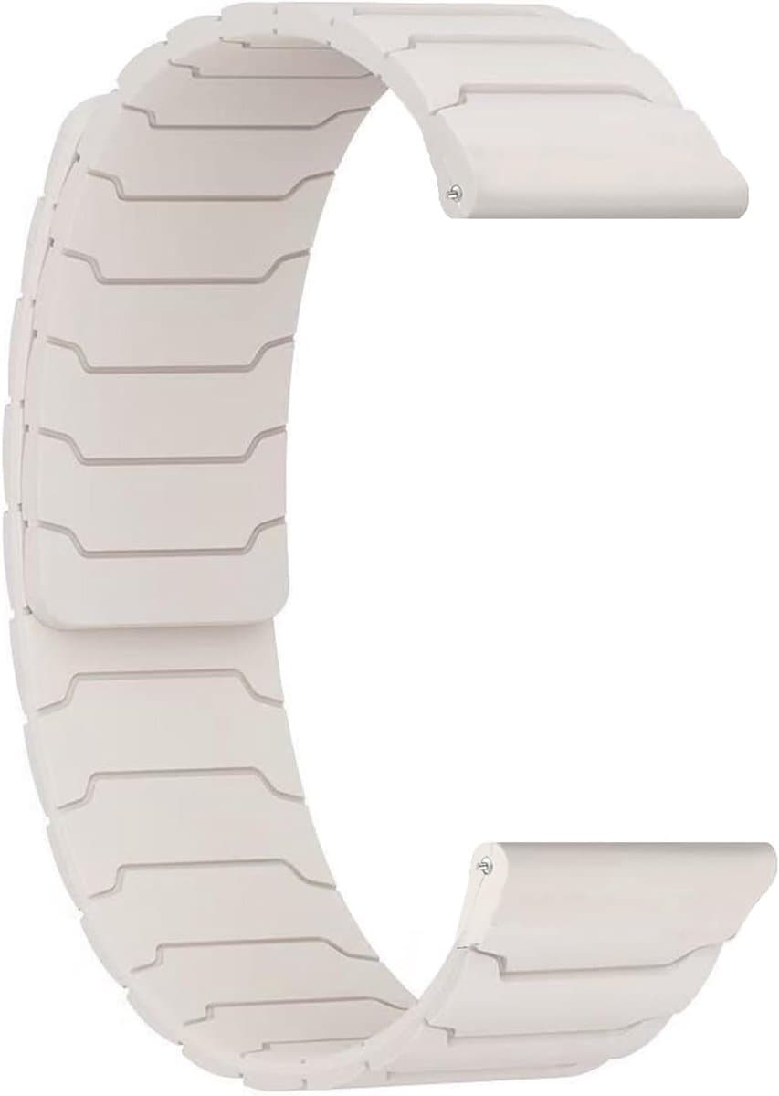 Magnetische siliconen horlogeband 18mm 20mm 22mm voor Garmin, Galaxy, Huawei en Coros - Unisex ontwerp, comfortabel en duurzaam